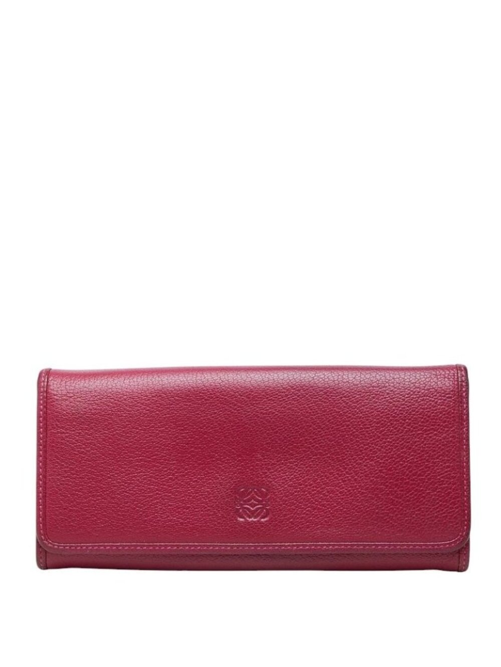 Loewe Anagram Wallet Pink Leather